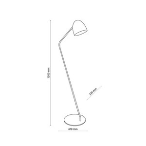 Černá stojací lampa Soho.1 Pł small 4