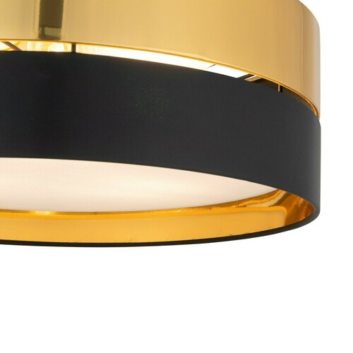 Kontrola Stropní svítidlo Hilton Black/Gold 4 Pł 450
