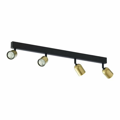 Kontrola Stropní svítidlo Top Black/Gold 4 Pł
