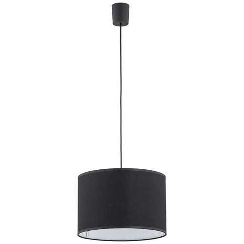 Kontrola Černá závěsná lampa Rondo 1 Pł