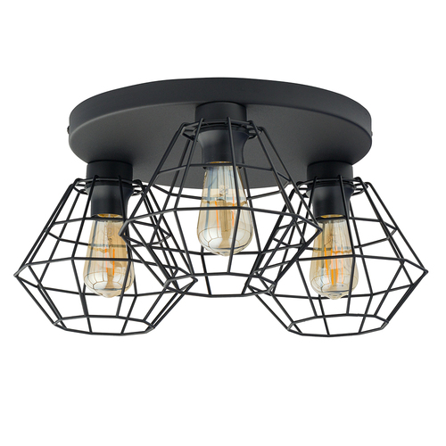 Kontrola Diamond New Black Stropní svítidlo 3 Pl.