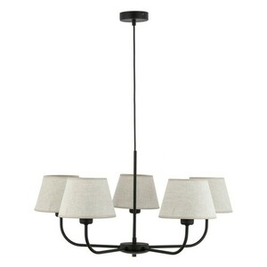 Lněná závěsná lampa Chicago 5 Pł. small 21