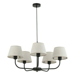 Lněná závěsná lampa Chicago 5 Pł. small 0