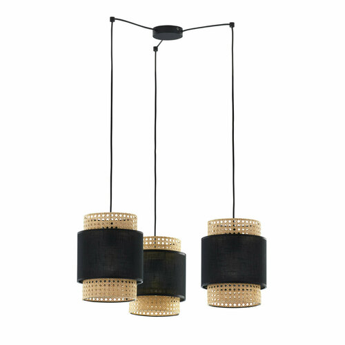Kontrola Boho černá závěsná lampa 3 Pł
