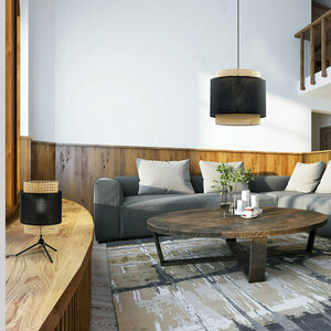 Boho černá závěsná lampa 1 Pł small 1