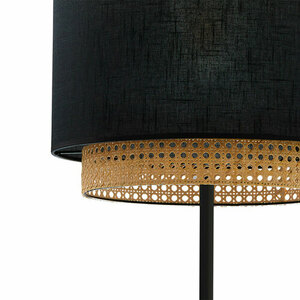 Černá stojací lampa Boho1 Pł small 2