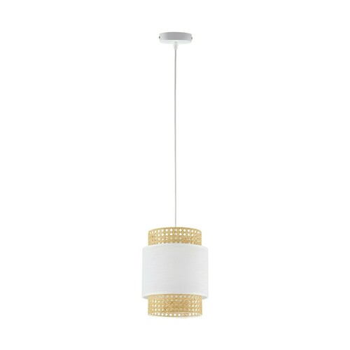 Kontrola Boho bílá závěsná lampa 1 Pł 200