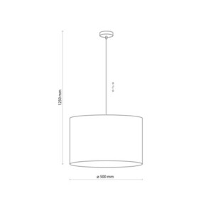 Jutová závěsná lampa 3 Pł small 3