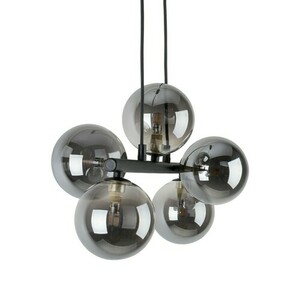 Černá závěsná lampa Estera 5 Pł small 10
