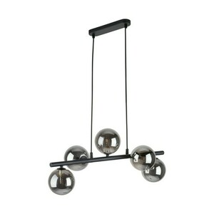 Černá závěsná lampa Estera 5 Pł small 0