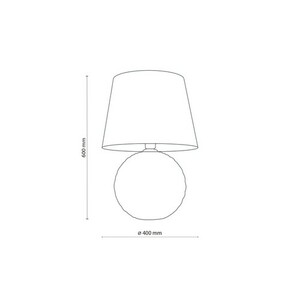 Noční lampa Santana Ecru 1 Pł small 6