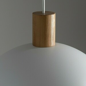 Oslo White Pendant Lamp 1 Pł small 2
