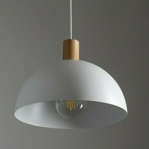 Oslo White Pendant Lamp 1 Pł small 4