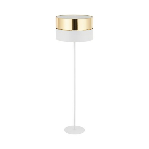 Kontrola Stojací lampa Hilton bílá/zlatá 1 Pł