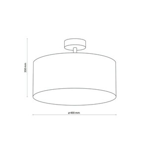 Stropní lampa Rondo Linen 4 Pl 400 Rod. small 3