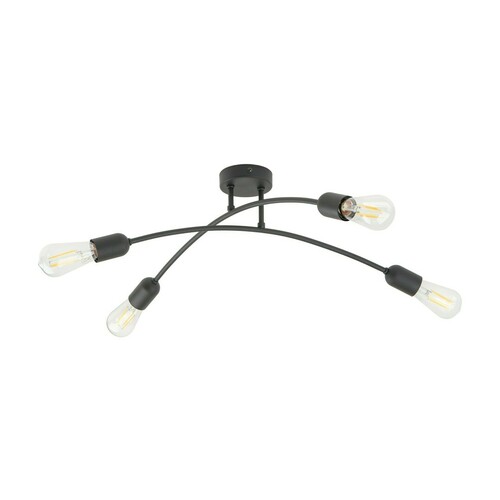 Kontrola Stropní svítidlo Helix Black 4 Pł