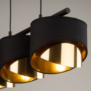 Grant Černá závěsná lampa 3 Pł small 5