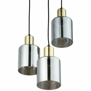Zlatá závěsná lampa Sierra 3 Pł small 3