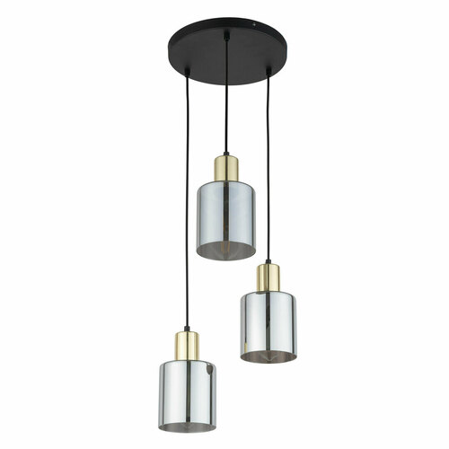 Kontrola Zlatá závěsná lampa Sierra 3 Pł