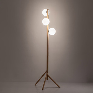 Dřevěná stojací lampa Estera 3 Pł small 5
