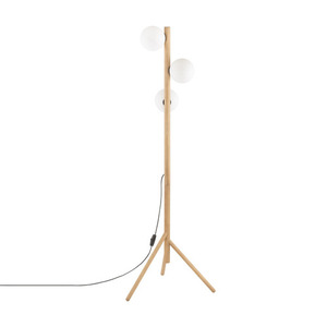 Dřevěná stojací lampa Estera 3 Pł small 7