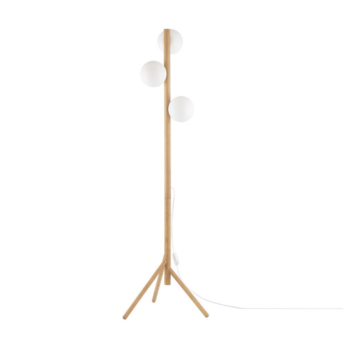 Kontrola Dřevěná stojací lampa Estera 3 Pł