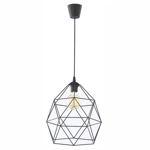 Kontrola Velká závěsná lampa Galaxy Black 1 Pł