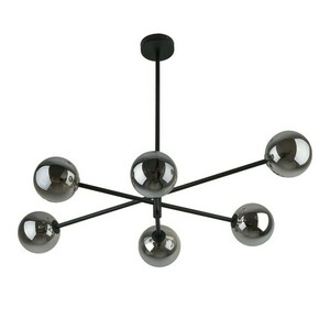 Stropní svítidlo Sarius Black/Graphite 6 Pł Tall small 7