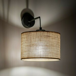 Jutová nástěnná lampa 1 Pł small 7