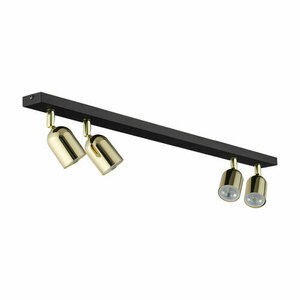 Stropní svítidlo Top Black Gold 4 Pł. small 4