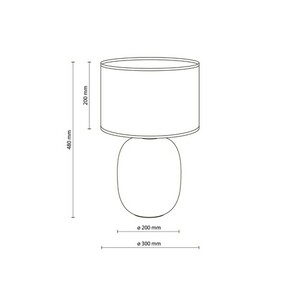 Noční lampa Melody Graphite 1 small 7
