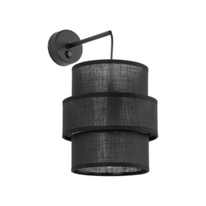 Nástěnná lampa Calisto Black 1 small 0