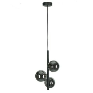 Černá závěsná lampa Estera 3 small 0