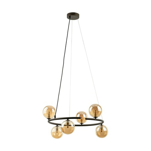 Kontrola Hnědá závěsná lampa Anabelle 6