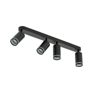 Jet Black 4x GU10 small 10