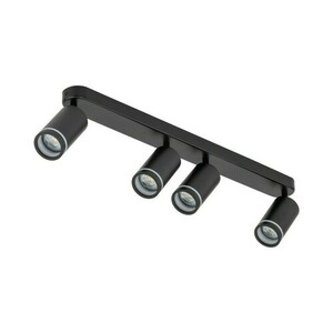 Jet Black 4x GU10 small 3