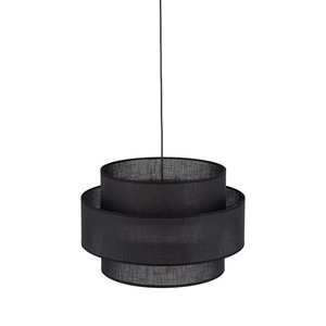 Černá závěsná lampa Calisto 3 500 small 3