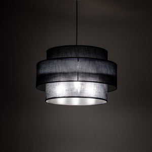 Černá závěsná lampa Calisto 3 500 small 5