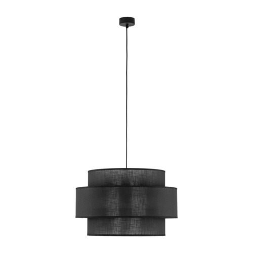 Kontrola Černá závěsná lampa Calisto 3 500