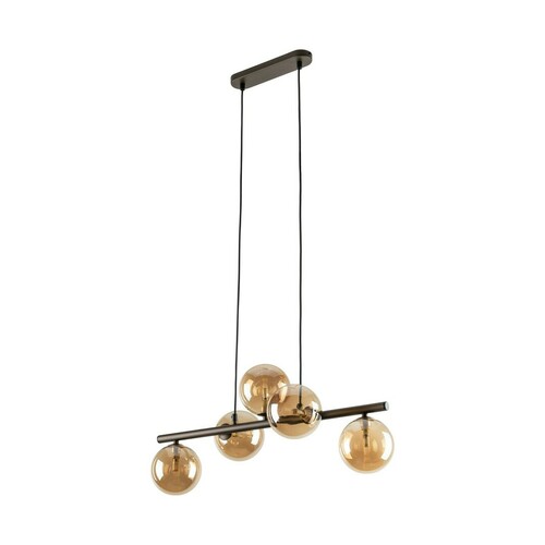 Kontrola Hnědá závěsná lampa Estera 5