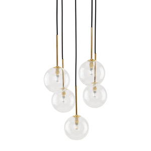 Závěsné svítidlo Nilos Black / Gold 5 small 2