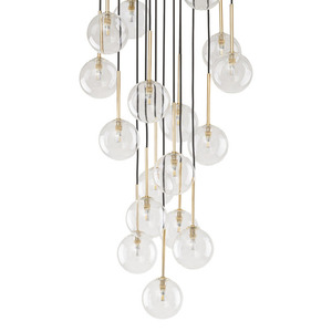 Závěsné svítidlo Nilos Black / Gold 17 small 3