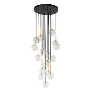 Závěsné svítidlo Nilos Black / Gold 17 small 0