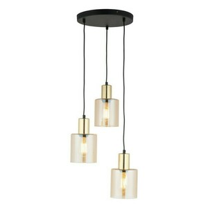 Zlatá závěsná lampa Sierra 3 Pł small 0