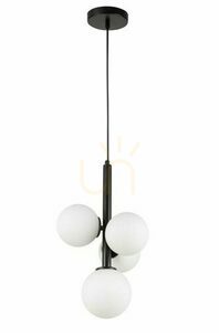 Závěsné svítidlo Sigma Perla 4 černé sklo G9 4x12W 33487 0 Závěsné svítidlo Sigma Perla 4 černé sklo G9 4x12W 33487 small 0