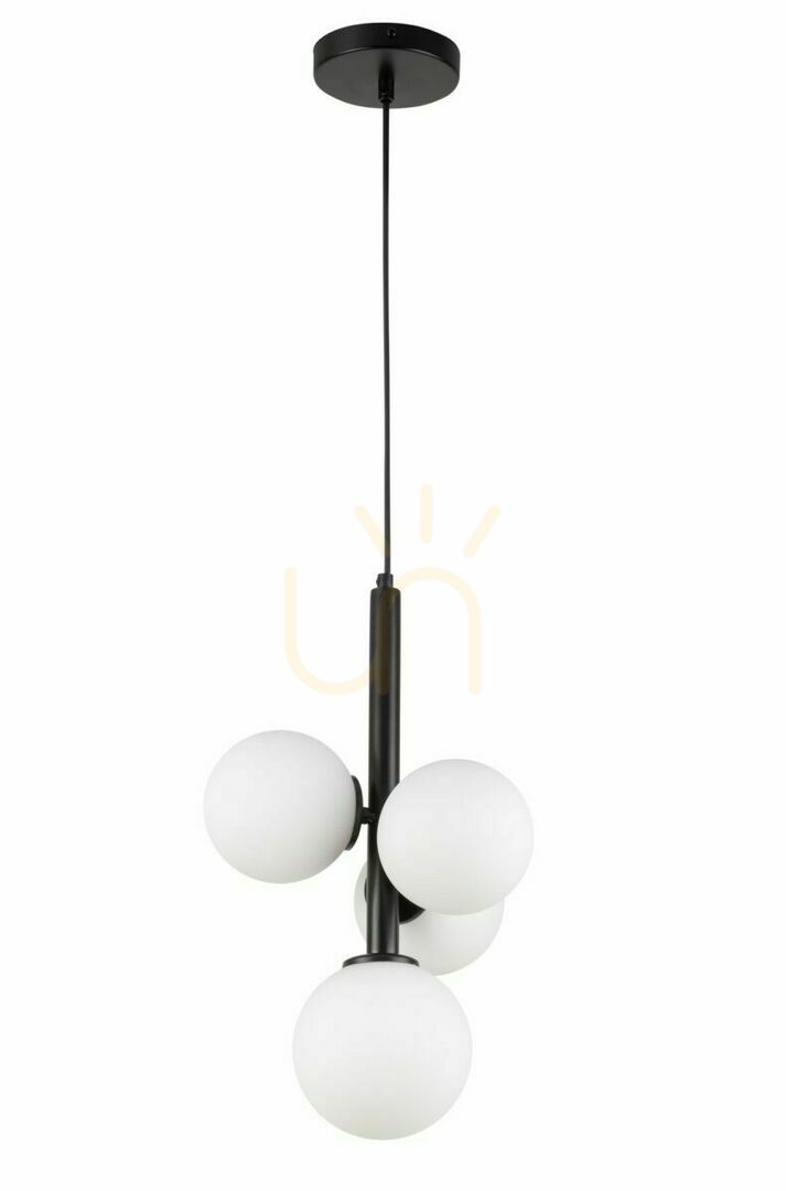 Kontrola Závěsné svítidlo Sigma Perla 4 černé sklo G9 4x12W 33487 Závěsné svítidlo Sigma Perla 4 černé sklo G9 4x12W 33487