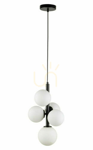 Kontrola Závěsné svítidlo Sigma Perla 5 černé G9 5x12W LED SKU 33488