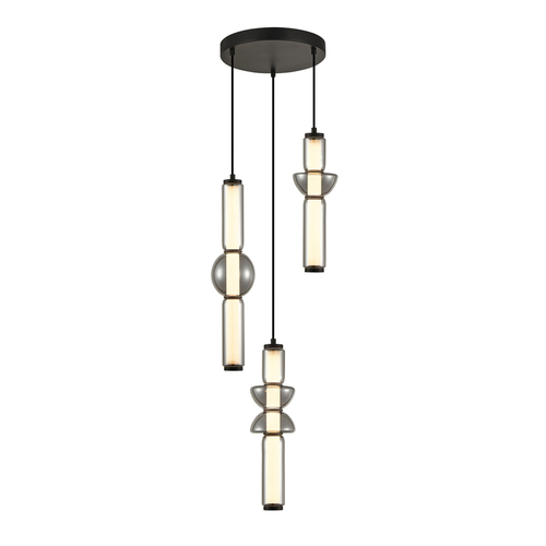 Kontrola Závěsné LED svítidlo Italux Bruni 57W černé PND-27372-3A-57W-BK