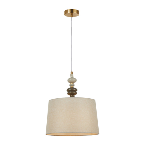 Kontrola Závěsná lampa Italux Moren E27 meruňková 34 cm PND-84678B-AB