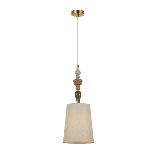 Kontrola Závěsná lampa Italux Moren E27 meruňková 22 cm PND-84678C-AB